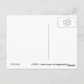 Happy Veggies Briefkaart (Achterkant)