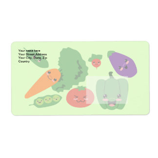 Happy Veggies Etiket