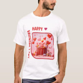 Happy Velentine's Day - Aanbiddende blikken T-shirt (Voorkant)