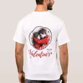Happy Velentine's Day - Amoureuze Captivatie T-shirt (Achterkant)