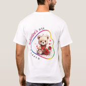 Happy Velentine's Day - Amoureuze fluistert T-shirt (Achterkant)