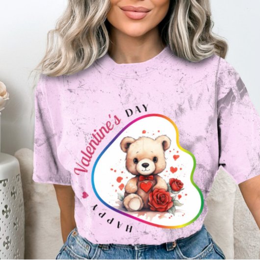 Happy Velentine's Day - Amoureuze fluistert T-shirt