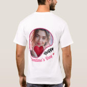 Happy Velentine's Day - Amoureuze Serenade T-shirt (Achterkant)