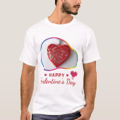 Happy Velentine's Day - Dromerige liefde voor jou T-shirt (Voorkant)
