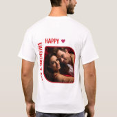 Happy Velentine's Day - Eeuwige Liefdesverhaal T-shirt (Achterkant)