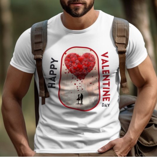 Happy Velentine's Day - Eeuwige Vlam Liefde T-shirt