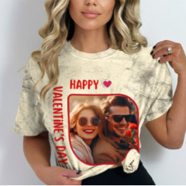 Happy Velentine's Day - Gepassioneerde Unie T-shirt