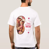 Happy Velentine's Day - Liefdesverhaal T-shirt (Achterkant)