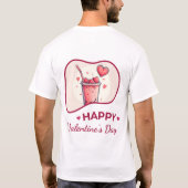 Happy Velentine's Day - Liefdevolle zielsverwant T-shirt (Achterkant)