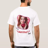 Happy Velentine's Day - Lieverd's Affection T-shirt (Achterkant)