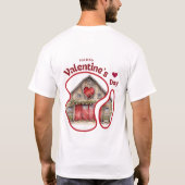 Happy Velentine's Day - Schattige Valentijn T-shirt (Achterkant)