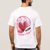 Happy Velentine's Day - Sweetheart's Embrace Dream T-shirt (Achterkant)