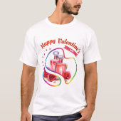 Happy Velentine's Day - Ware Liefde's Glow T-shirt (Voorkant)