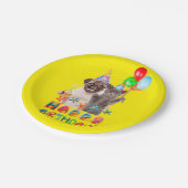 Happy-verjaardagspapieren Borden, 7-inch Bord rond (Gekanteld)