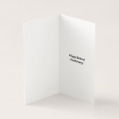 Happy Verlaat Jubileum cartoon wenskaart Kaart (Binnen)