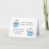 Happy Verlaat Verjaardag Kaart (Voorkant)