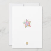 Happy Verlaat Verjaardag Kaart (Achterkant)