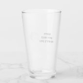 Happy Very First Vaderdag Glas (Achterkant)