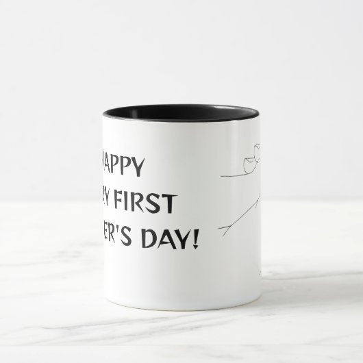 Happy Very First Vaderdag Mok (Midden)