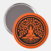 Happy Vesak Day Magneet (Voorkant / Achterkant)