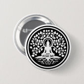 Happy Vesak Day Ronde Button 5,7 Cm (Voorkant /achterkant)