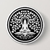 Happy Vesak Day Ronde Button 7,6 Cm (Voorkant)
