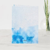 Happy Veteran Day Waterverf Amerika vlag Dank je w Bedankkaart (Achterkant)