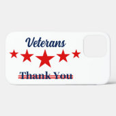 Happy Veterans Da Case-Mate iPhone Case (Achterkant (horizontaal))