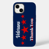 Happy Veterans Dag Case-Mate iPhone Case (Achterkant)