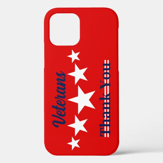 Happy Veterans Dag Case-Mate iPhone Case (Achterkant)