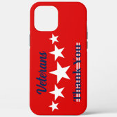 Happy Veterans Dag Case-Mate iPhone Case (Achterkant)