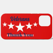 Happy Veterans Dag Case-Mate iPhone Case (Achterkant (horizontaal))