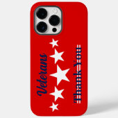 Happy Veterans Dag Case-Mate iPhone Case (Achterkant)