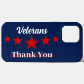 Happy Veterans Dag Case-Mate iPhone Case (Achterkant (horizontaal))