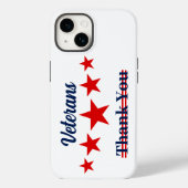 Happy Veterans Dag Case-Mate iPhone Case (Achterkant)