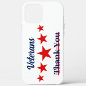 Happy Veterans Dag Case-Mate iPhone Case (Achterkant)