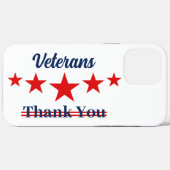Happy Veterans Dag Case-Mate iPhone Case (Achterkant (horizontaal))