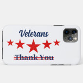 Happy Veterans Dag Case-Mate iPhone Case (Achterkant (horizontaal))