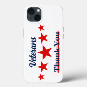 Happy Veterans Dag Case-Mate iPhone Case (Achterkant)