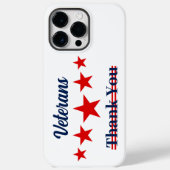 Happy Veterans Dag Case-Mate iPhone Case (Achterkant)