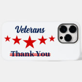Happy Veterans Dag Case-Mate iPhone Case (Achterkant (horizontaal))