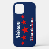 Happy Veterans Dag Case-Mate iPhone Case (Achterkant)