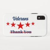 Happy Veterans Dag Case-Mate iPhone Case (Achterkant (horizontaal))