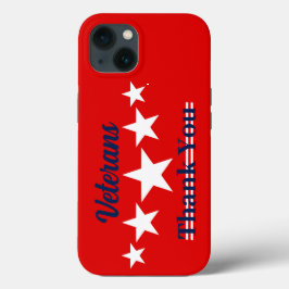 Happy Veterans Dag Case-Mate iPhone Case