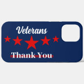 Happy Veterans Dag Case-Mate iPhone Case (Achterkant (horizontaal))
