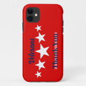Happy Veterans Dag Case-Mate iPhone Case (Achterkant)