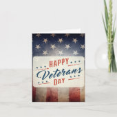 Happy Veterans Dag Dank je wel Bedankkaart (Voorkant)