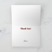 Happy Veterans Dag Dank je wel Feestdagen Kaart (Binnen)