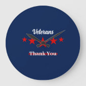 Happy Veterans Dag Grote Klok (Voorkant)
