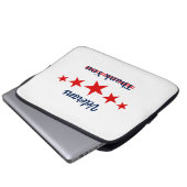 Happy Veterans Dag Laptop Sleeve (Voorkant onderkant)